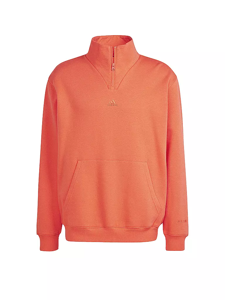 ADIDAS Herren Sweater ALL SZN 1 4 Zip rot